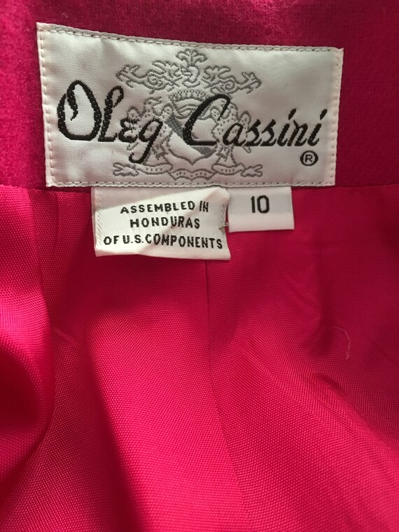 Oleg Casini Cranberry Wool 2 pc. suit + Casini si… - image 2
