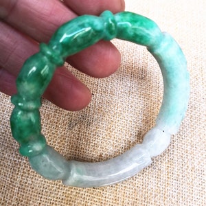 Natural Jade Carving Dragon Bracelet the Inside Diameter 2.24 - Etsy