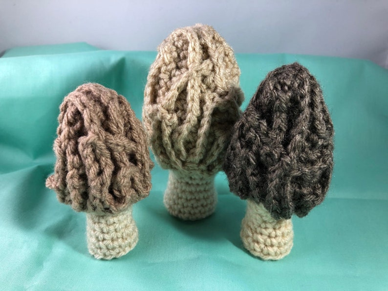 Morel Mushrooms Crochet Pattern PDF Etsy