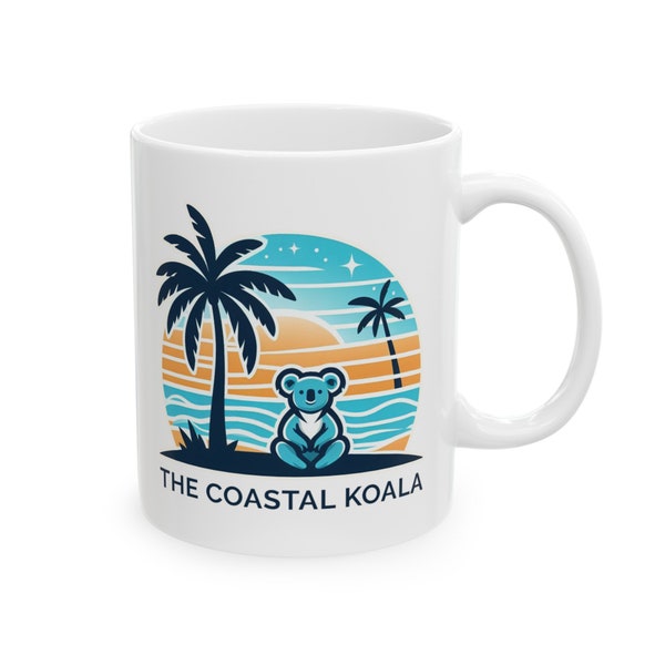 The Coastal Koala Ceramic Mug, (11oz)