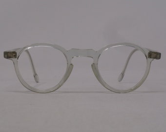 fabulous vintage lunettes eyeglasses 1950 carved frame france rare