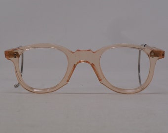 fabulous vintage lunettes eyeglasses 1950 carved frame france rare