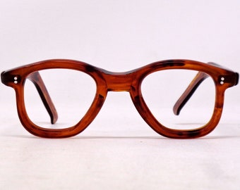 fabulous vintage glasses eyeglasses 1950 carved frame France rare