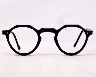 fabulous vintage lunettes eyeglasses 1940 carved frame france rare