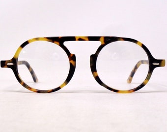 fabulous vintage glasses lunettes eyeglasses 1990 carved hand made in france rare