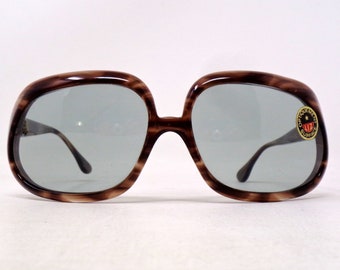 fabulosas gafas de sol vintage 1970 marco tallado Francia raras