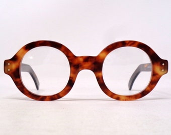 fabulous vintage glasses lunettes eyeglasses 1990 carved hand made in france rare