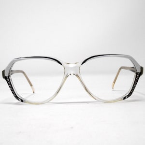 fabulous vintage glasses eyeglasses 1980 carved frame france rare