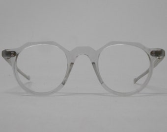 fabulous vintage lunettes eyeglasses 1940 carved frame france rare