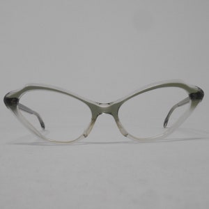 fabulous vintage glasses spectacles eyeglasses 1960 cat eye carved frame france rare