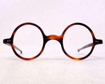 fabulosas gafas vintage gafas 1950 marco redondo tallado Francia raras