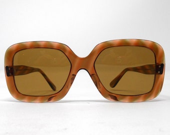 fabulosas gafas de sol vintage 1970 marco tallado Francia raras