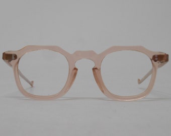 fabulous vintage lunettes eyeglasses 1950 carved frame france rare