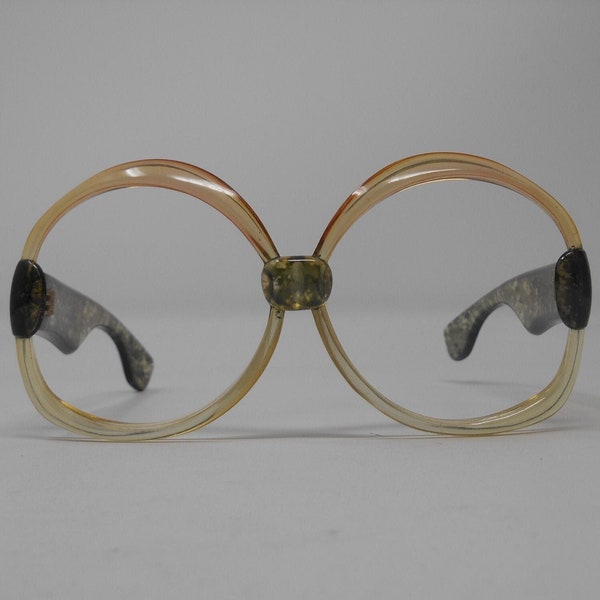 favolosi occhiali da vista vintage YVES SAINT LAURENT montatura intagliata francia