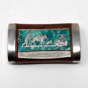 superb vintage snuffbox, snuff box 1930 ART DECO made in france rare image 1