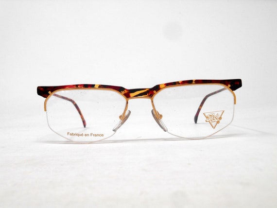fabulous vintage glasses lunettes eyeglasses ELCE carved frame france