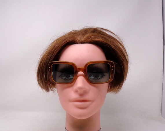 fabulous vintage sunglasses eyeglasses 1960 carve… - image 4