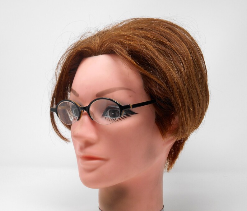 fabulous vintage lunettes eyeglasses 1980 carved frame france rare
