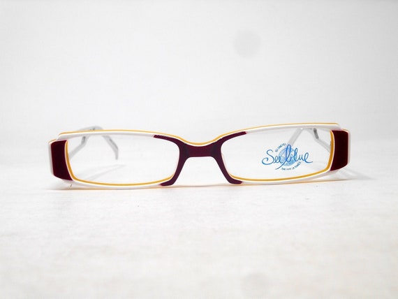 fabulous vintage glasses eyeglasses SEEBLUE carve… - image 1