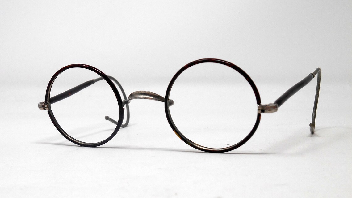 Fabulous vintage eyeglasses 1930 antique round Etsy