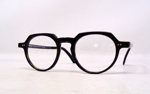 fabulous vintage glasses eyeglasses 1990 carved h… - image 2
