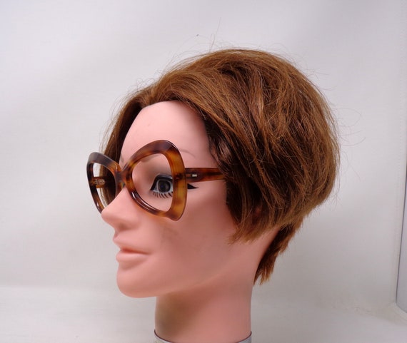 fabulous vintage glasses eyeglasses 1960 carved f… - image 4