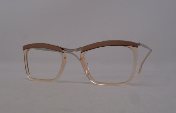 fabulous vintage glasses eyeglasses 1950 carved f… - image 2