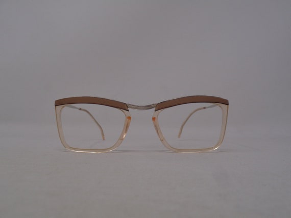 fabulous vintage glasses eyeglasses 1950 carved f… - image 1