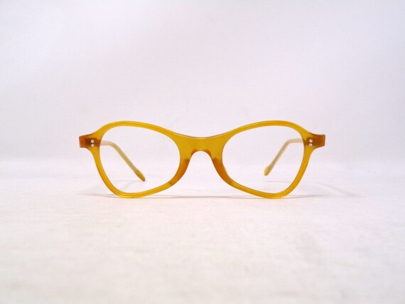 Fabulous Vintage Glasses Eyeglasses 1940 Carved Frame France Rare 
