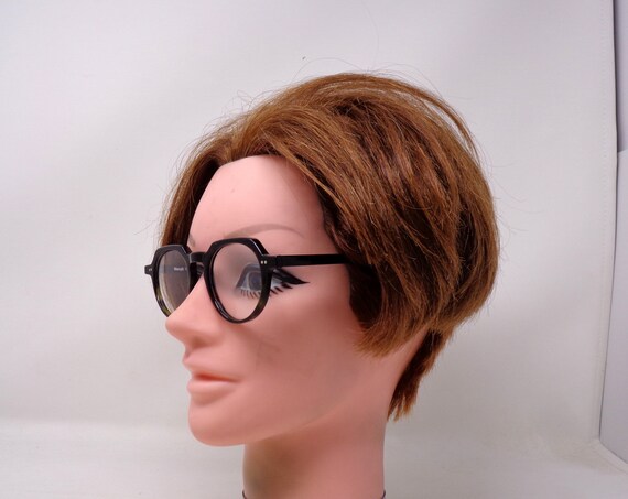 fabulous vintage glasses eyeglasses 1990 carved h… - image 4