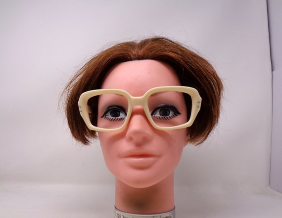 fabulous vintage glasses eyeglasses 1960 carved f… - image 5