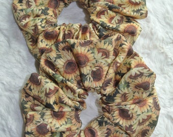 Sunflower Scrunchie