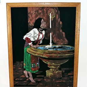 70's Velvet Painting - Etsy