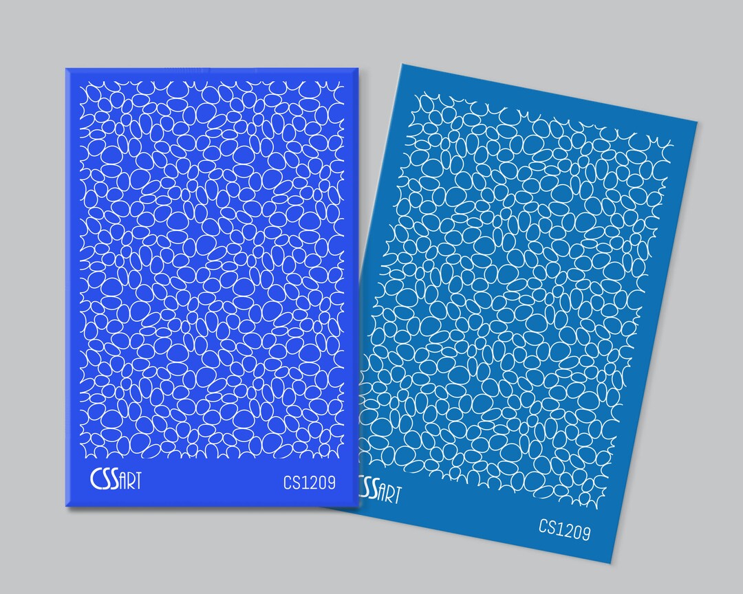 Polymer Clay Silk Screen stencil Pattern for Clay, Reusable Silk Screen