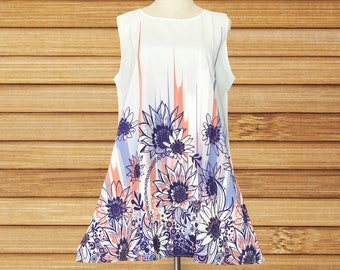 Floral Shift Mini Dress