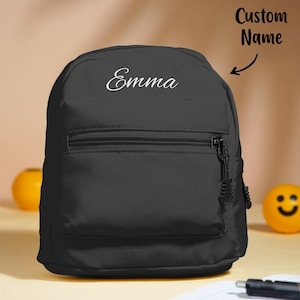 Mini sac à dos personnalisé avec nom, cartable simple, cadeau de rentrée pour les enfants