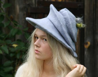 Merino Wool Beret: Foldable French Style Hat