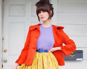 CROPPED JACKET, 1960's style