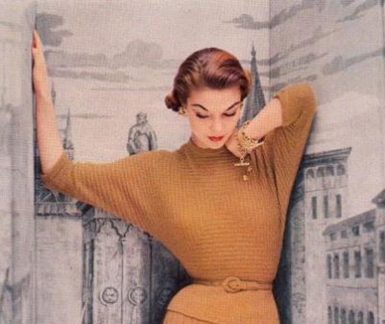 SEPIA cashmere and wool sweater, DOLMAN SLEEVES image 5