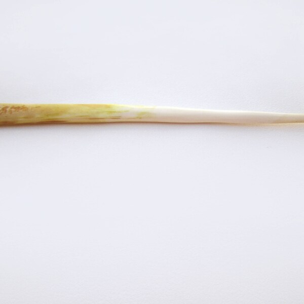 Moose  Bone Crochet Hook, dyed with plants – Durable, Archaic and Natural Tool