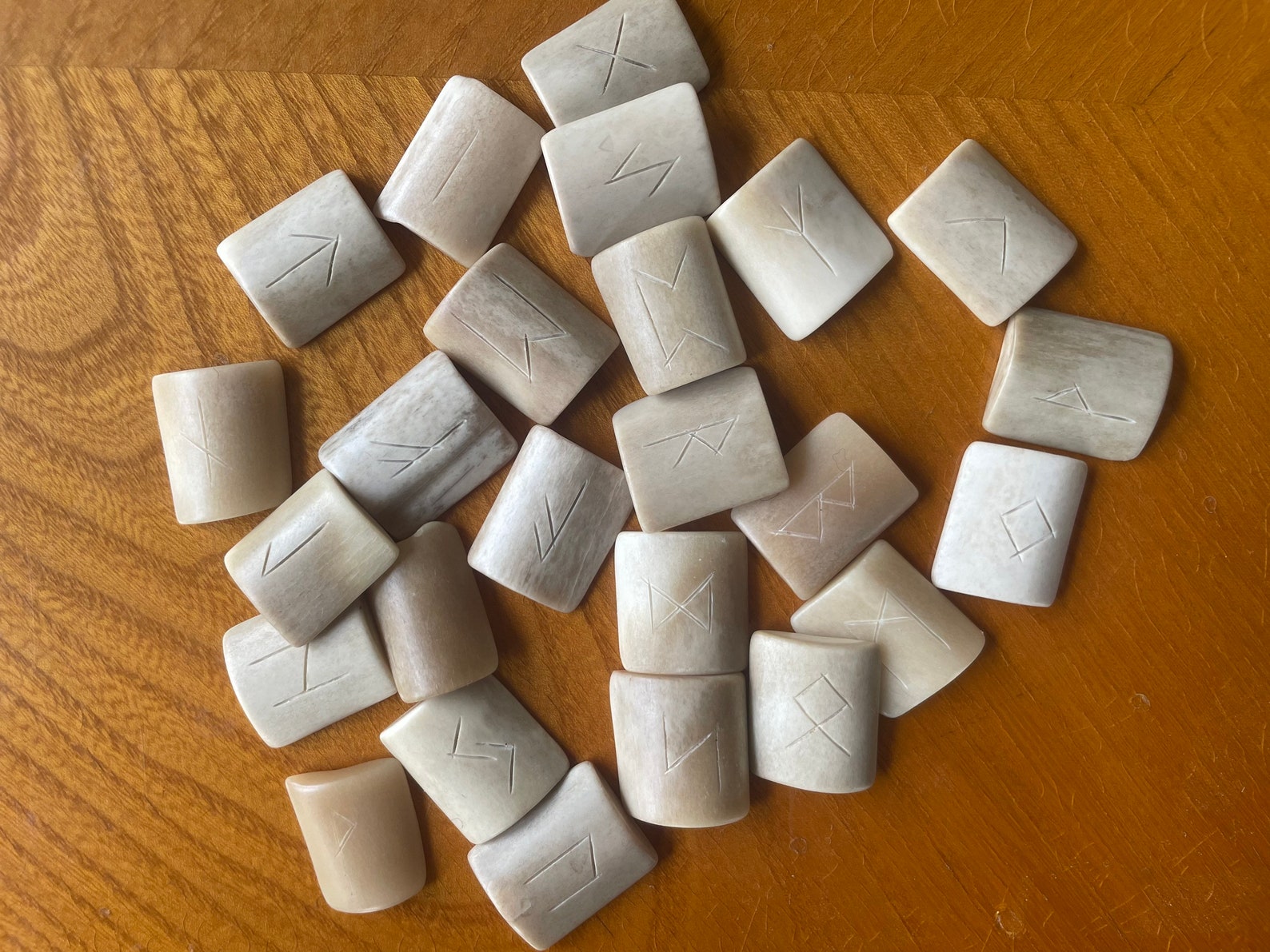 Real Moose Bone Runes Futhark Set 241 Viking Age Craft - Etsy