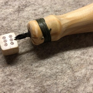 Hand Carving Tool, Dot and Ring, Make your Own Ancient Dice from Bone