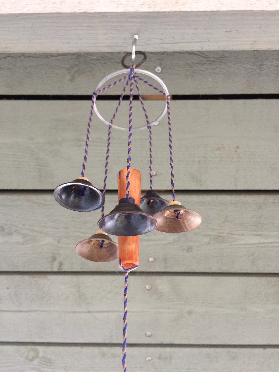 Wind Chime With Handmade Bells Elk Bone Wind Catcher and Etsy