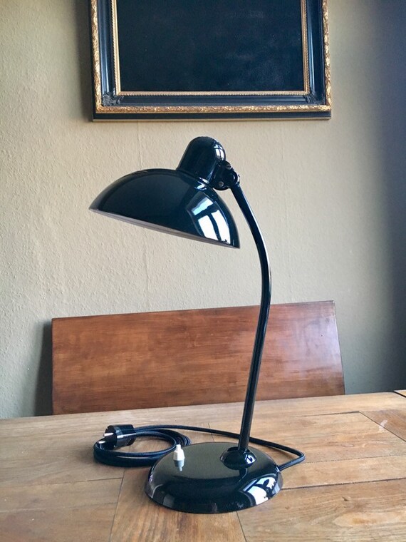 Kaiser Idell Lampe Mod 6556 Bauhaus Vintage Schwarz Etsy