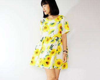 Baby Doll Dress with Belt