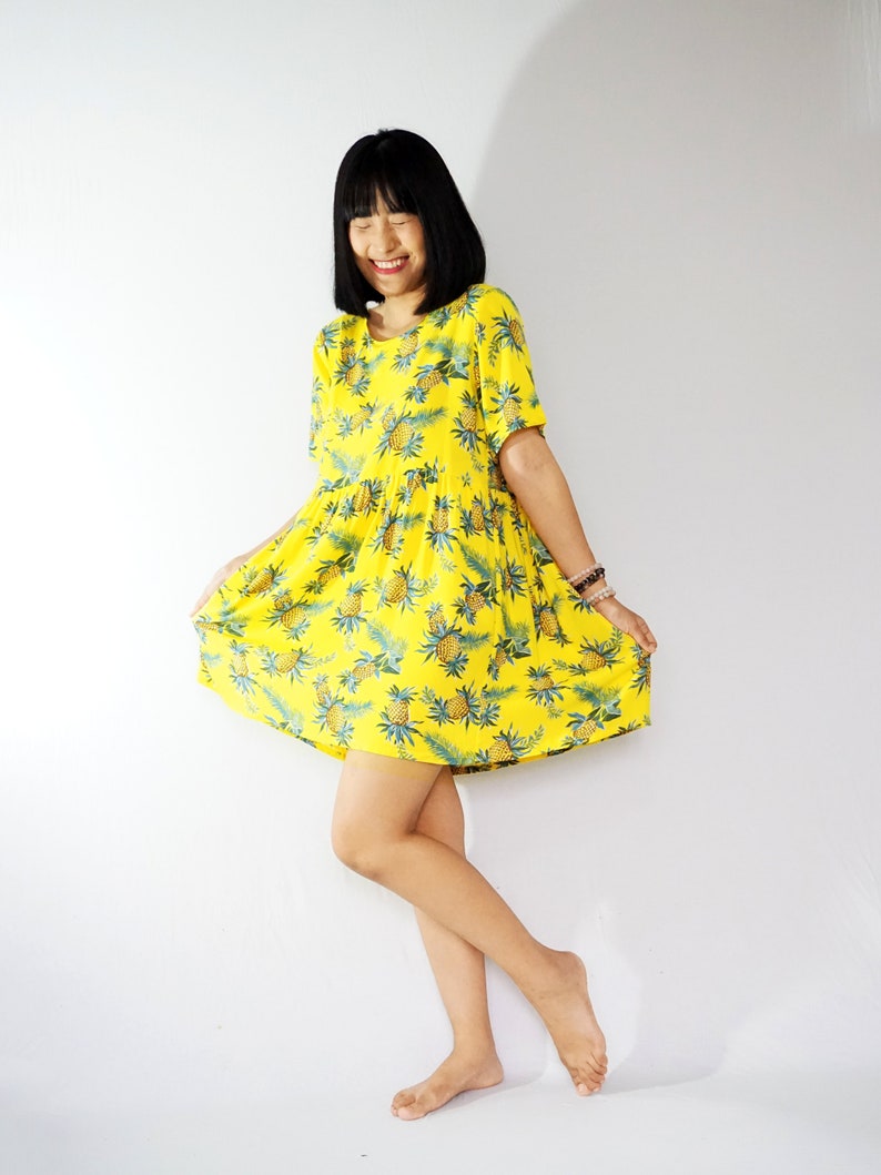 pineapple summer dress