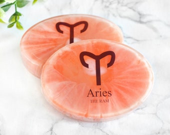 Aries Zodiac Soap - Birthday Spa Gift - Girl Boss Gift - Thoughtful Gift For Her Birthday March - Soap For Men Aries Gift - New Mom Gift