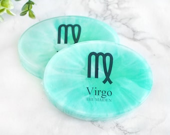 Virgo Zodiac Soap - Zodiac Gift September - Virgo Gift For Fiance - Bestie Gift Popular Right Now - 18th Birthday Gift Decorative Soap 3 oz
