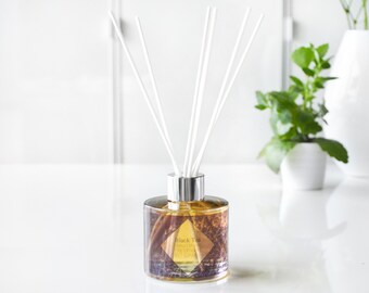 Black Tea Reed Diffuser - Scandinavian Decor Christmas Gift For Husband - Fragrance Diffuser Tea Lover Gift - Best Buds Gift Ideas For Women