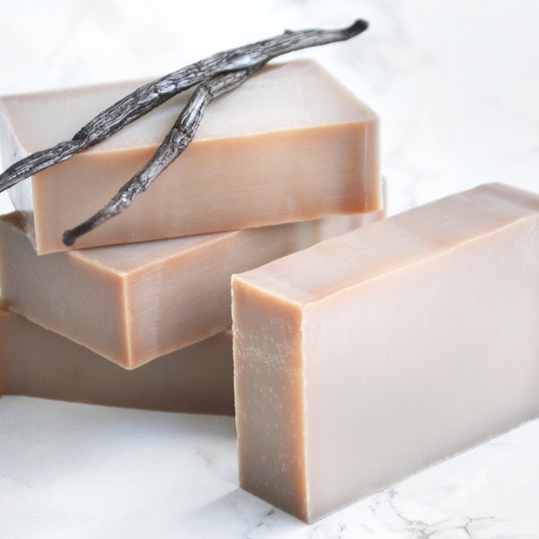 Minimalistische Vanille Handseife - Schwiegermutter Badeprodukt Geschenk - Moderne Hautpflegeprodukte für schuppige Haut - Made in Norway Badeseife